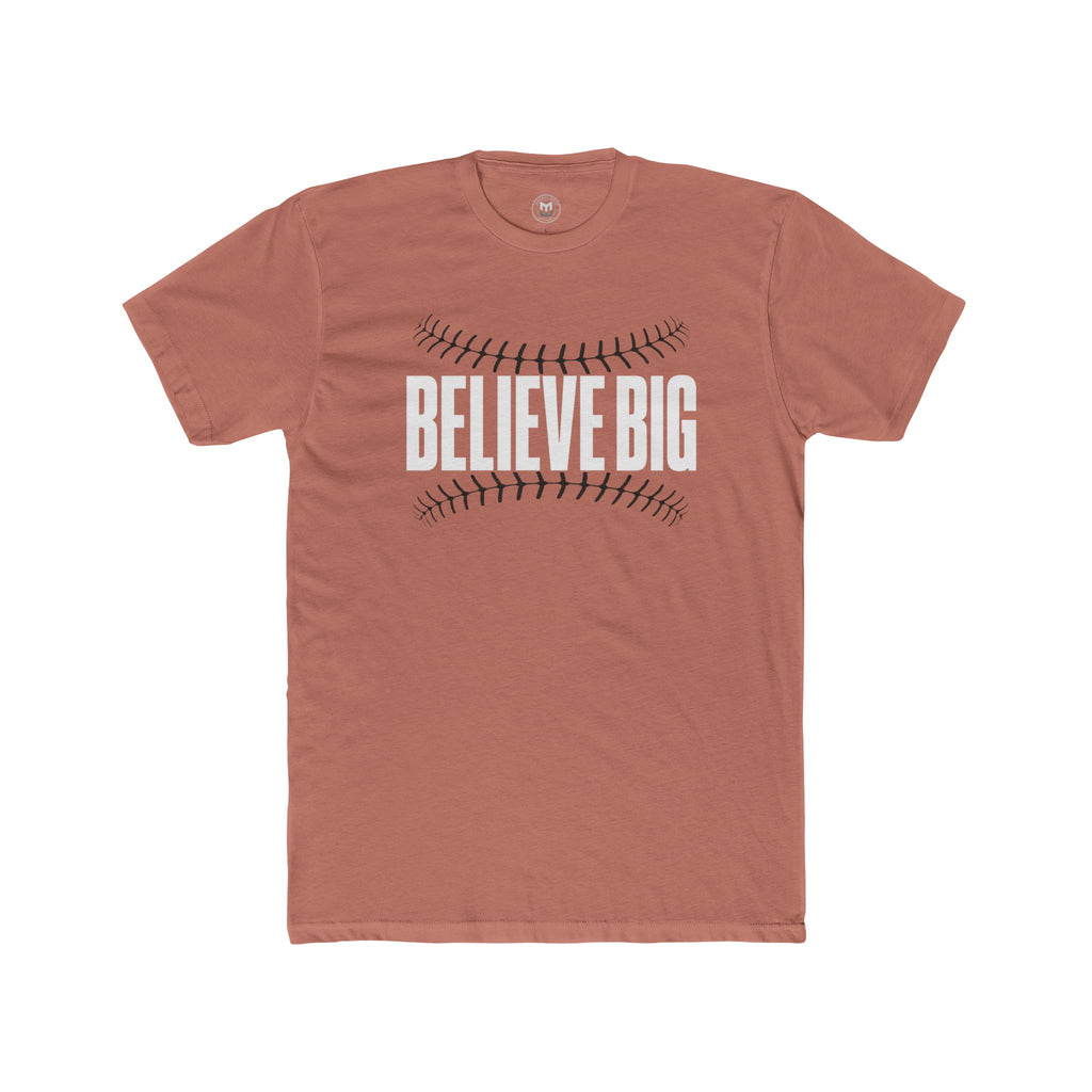 Believe Big Baseball Tee — Inspirational Sports Shirt