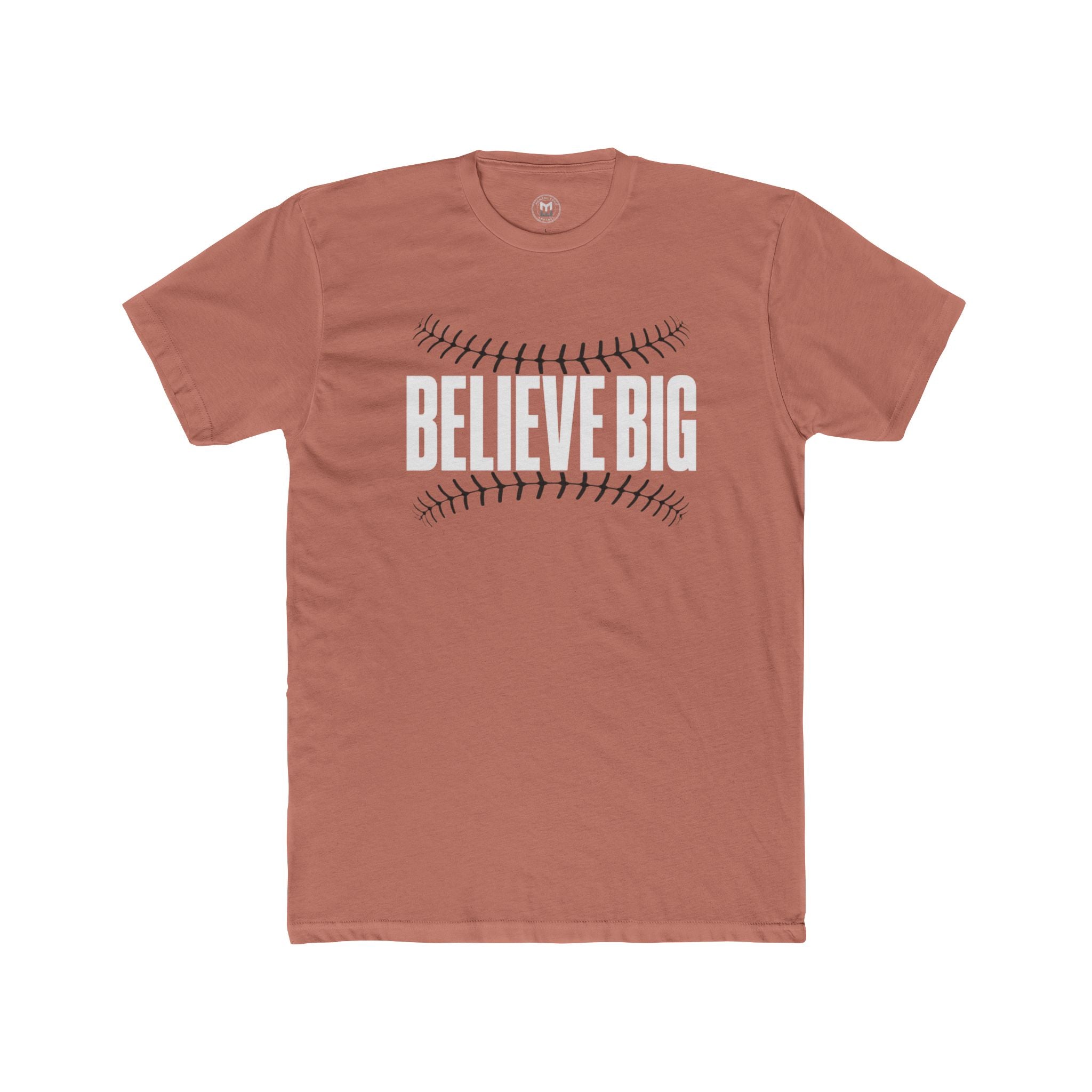 Believe Big Baseball Tee — Inspirational Sports Shirt