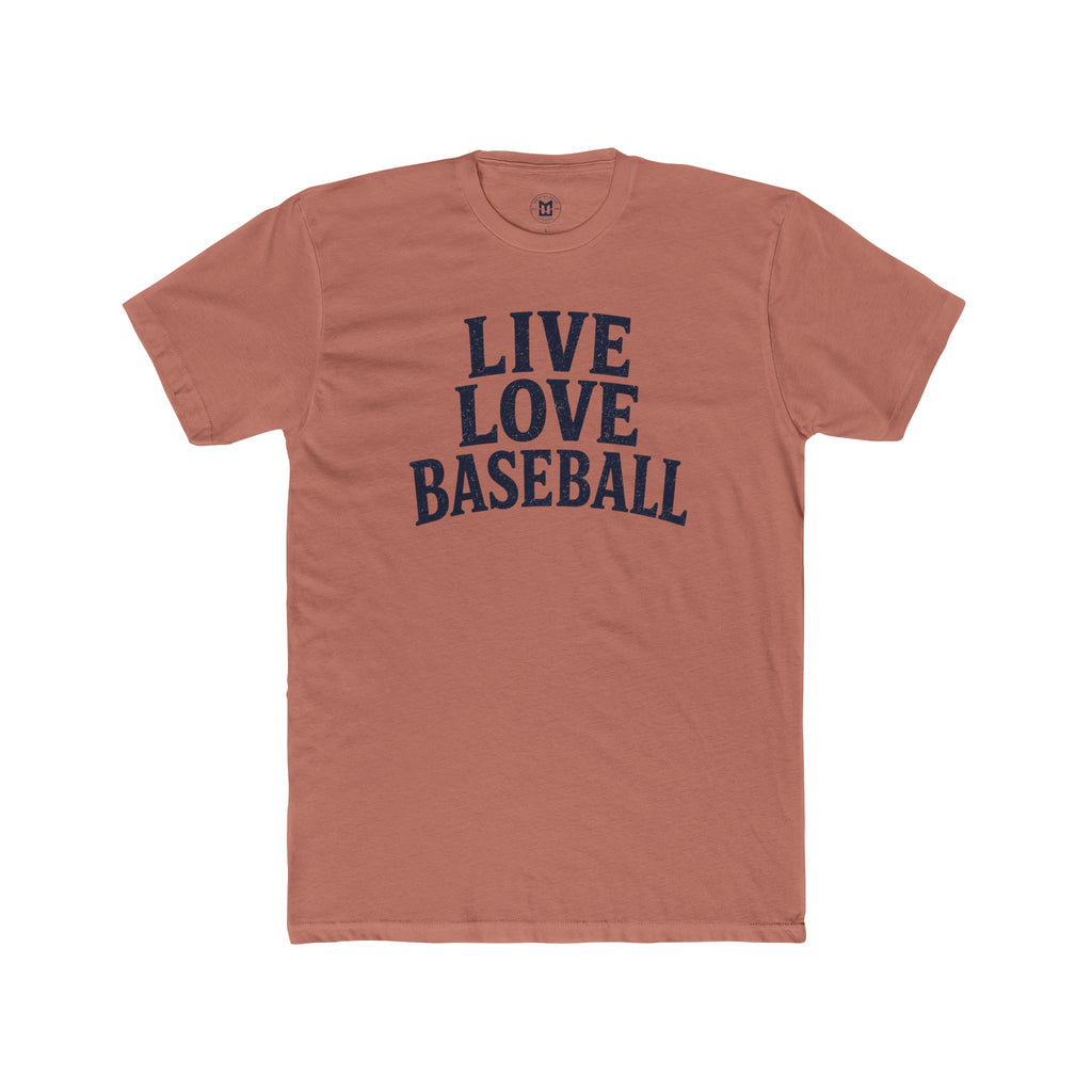 Live Love Baseball T-Shirt — Classic Baseball Tee for Fans