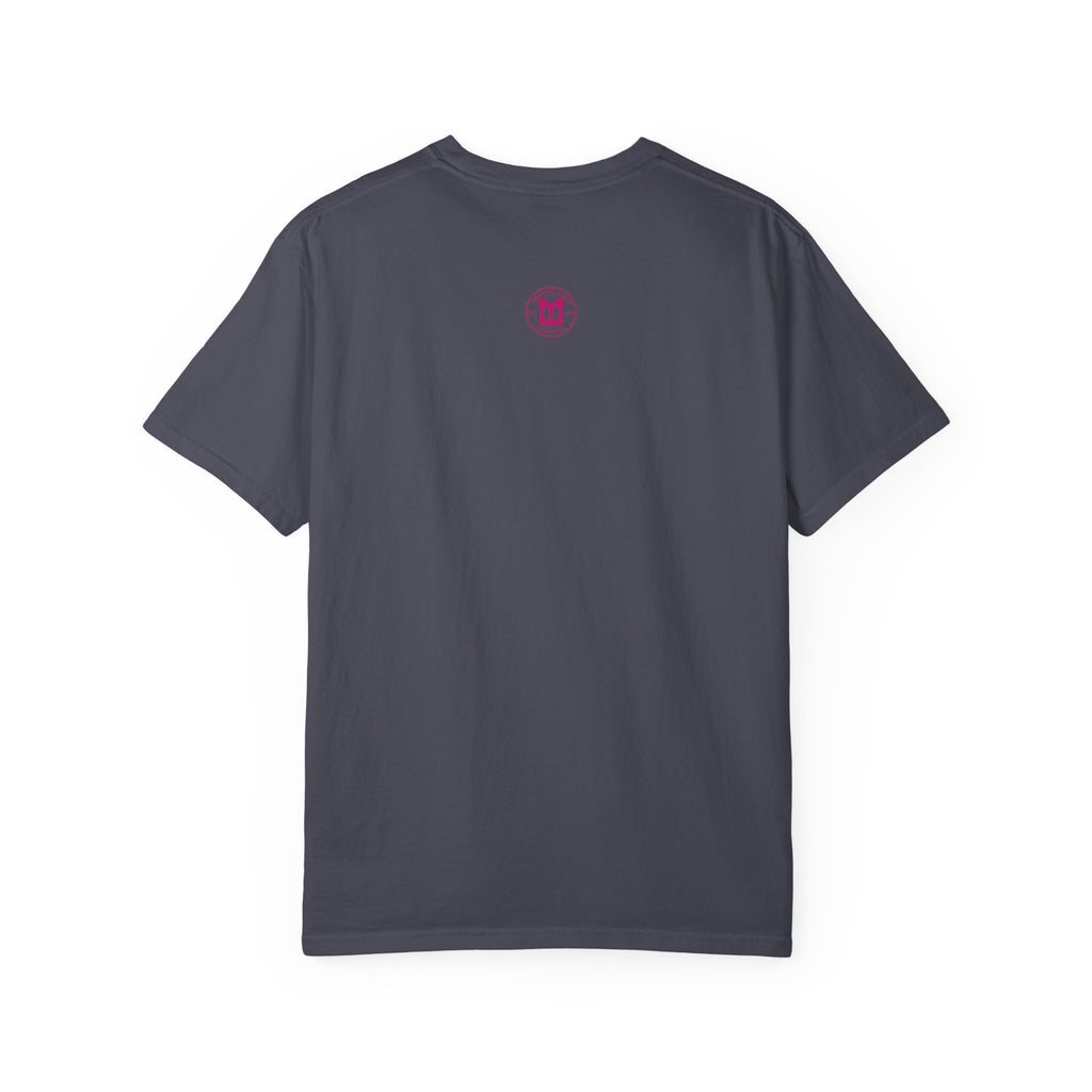 ME Mental Edge Baseball Plate T‑Shirt — Pink Monogram Graphic Comfort Colors Tee