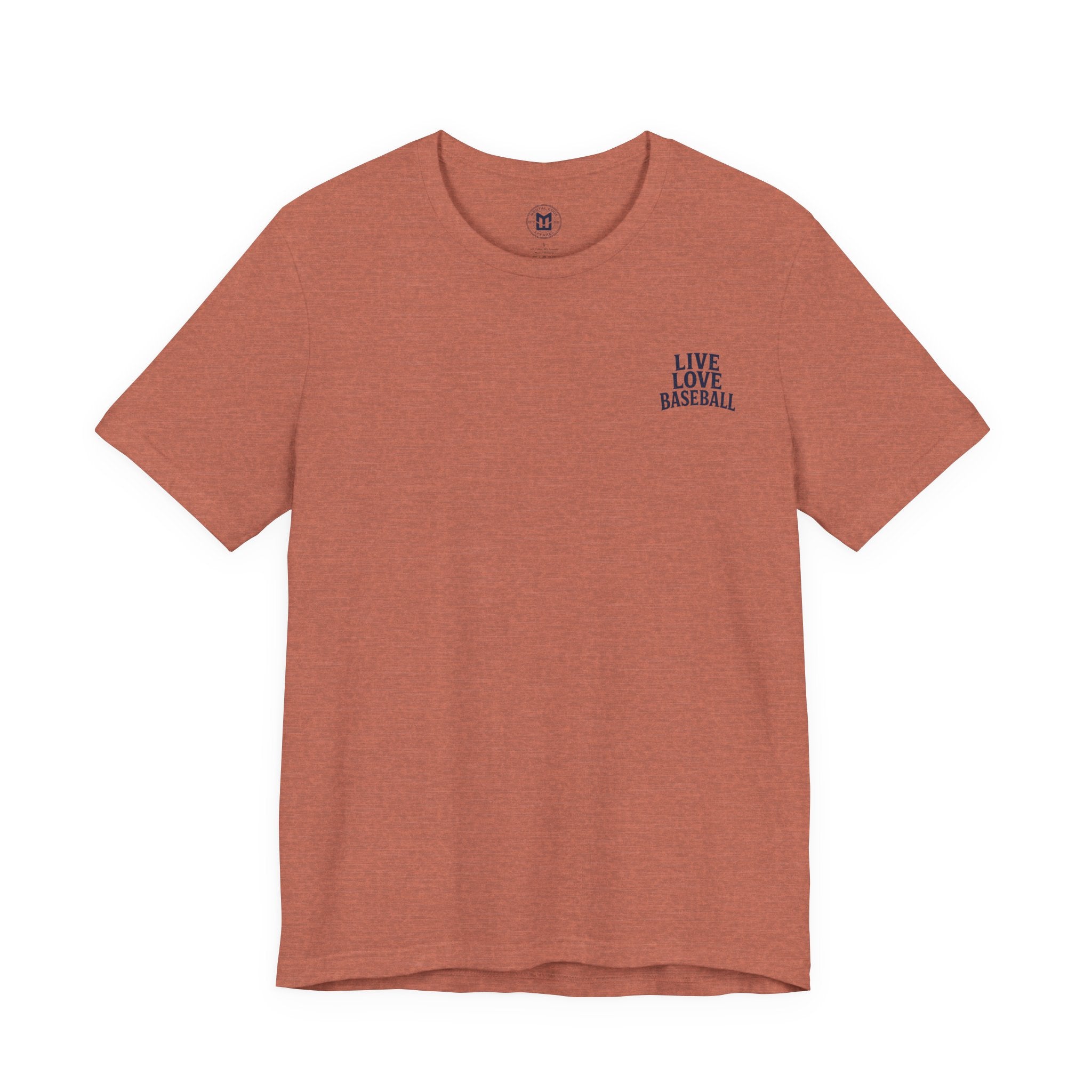 Baseball Tee — "Live Love Baseball" Vintage Sunset Unisex T-Shirt
