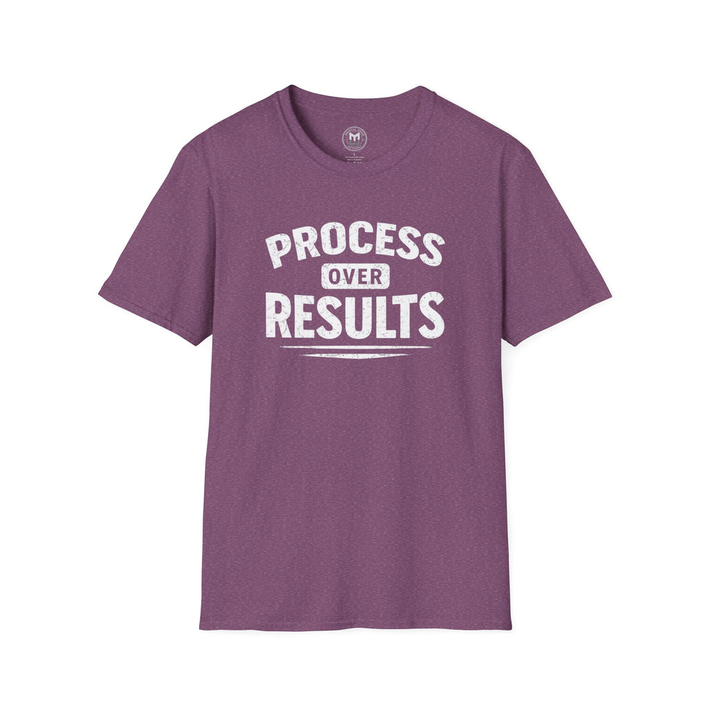 Process Over Results T-Shirt — Motivational Fitness & Productivity Tee