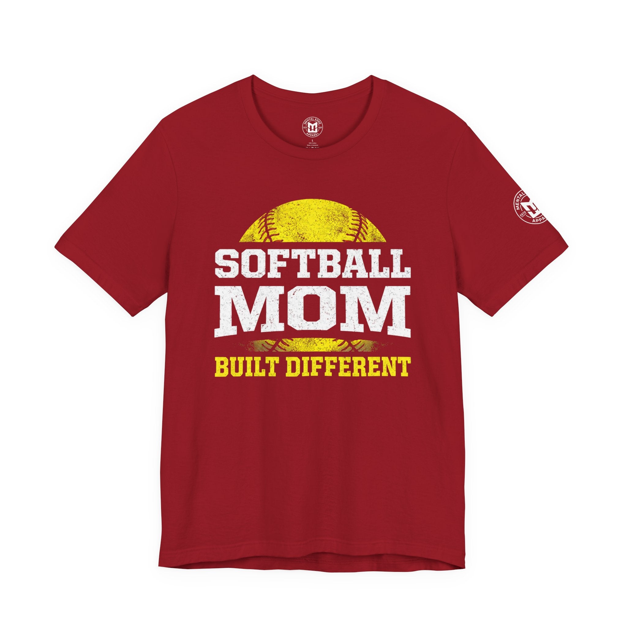 "Built Different" Softball Mom T-Shirt