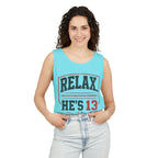 Relax… He’s 13 Baseball Parent Tank Top