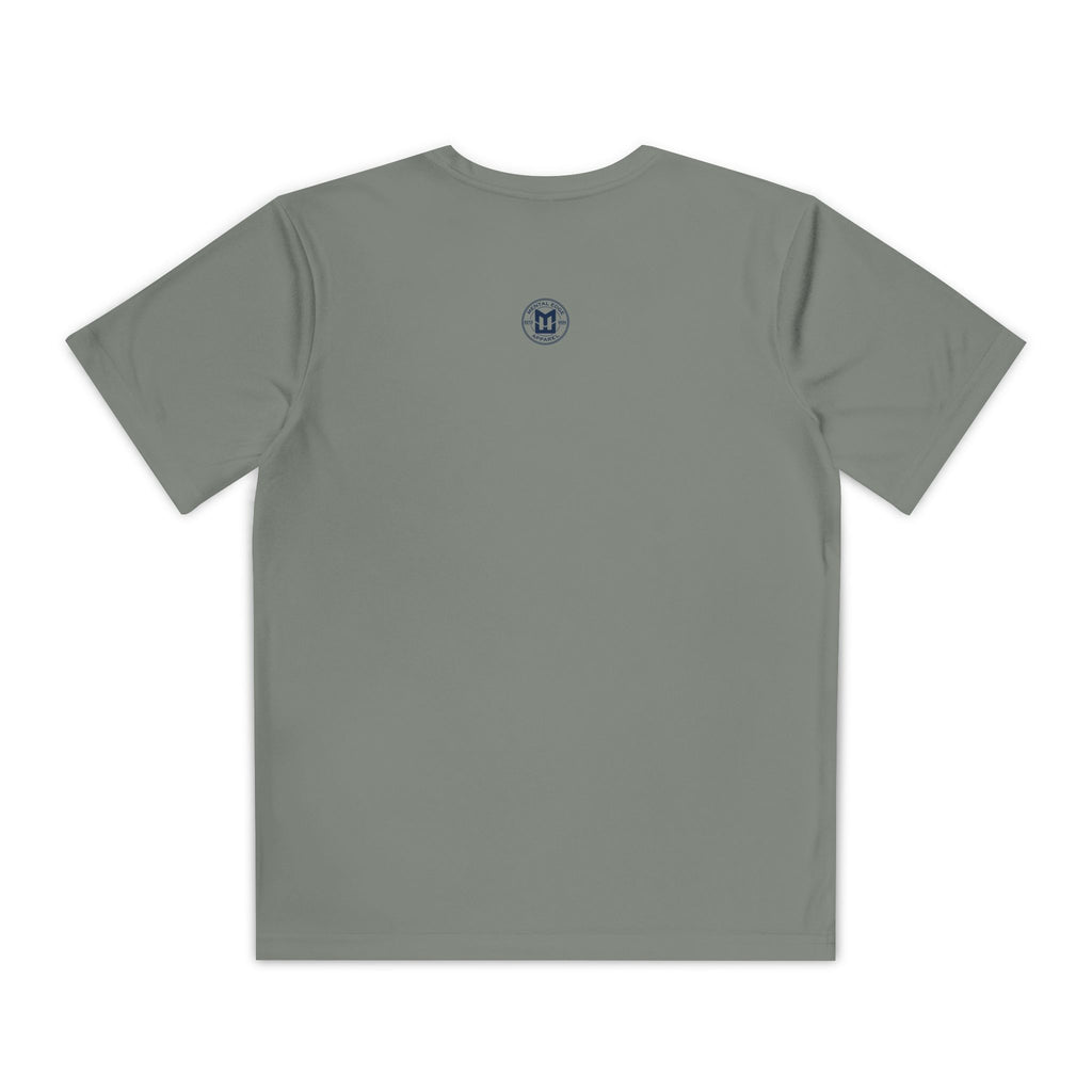 Live Love Baseball Youth Dri Fit Tee — Sunset Palm Baseball Player Shirt