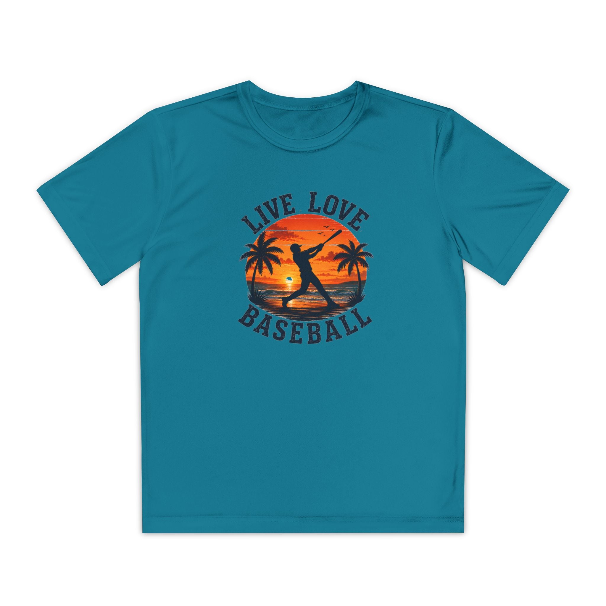 Live Love Baseball Youth Dri Fit Tee