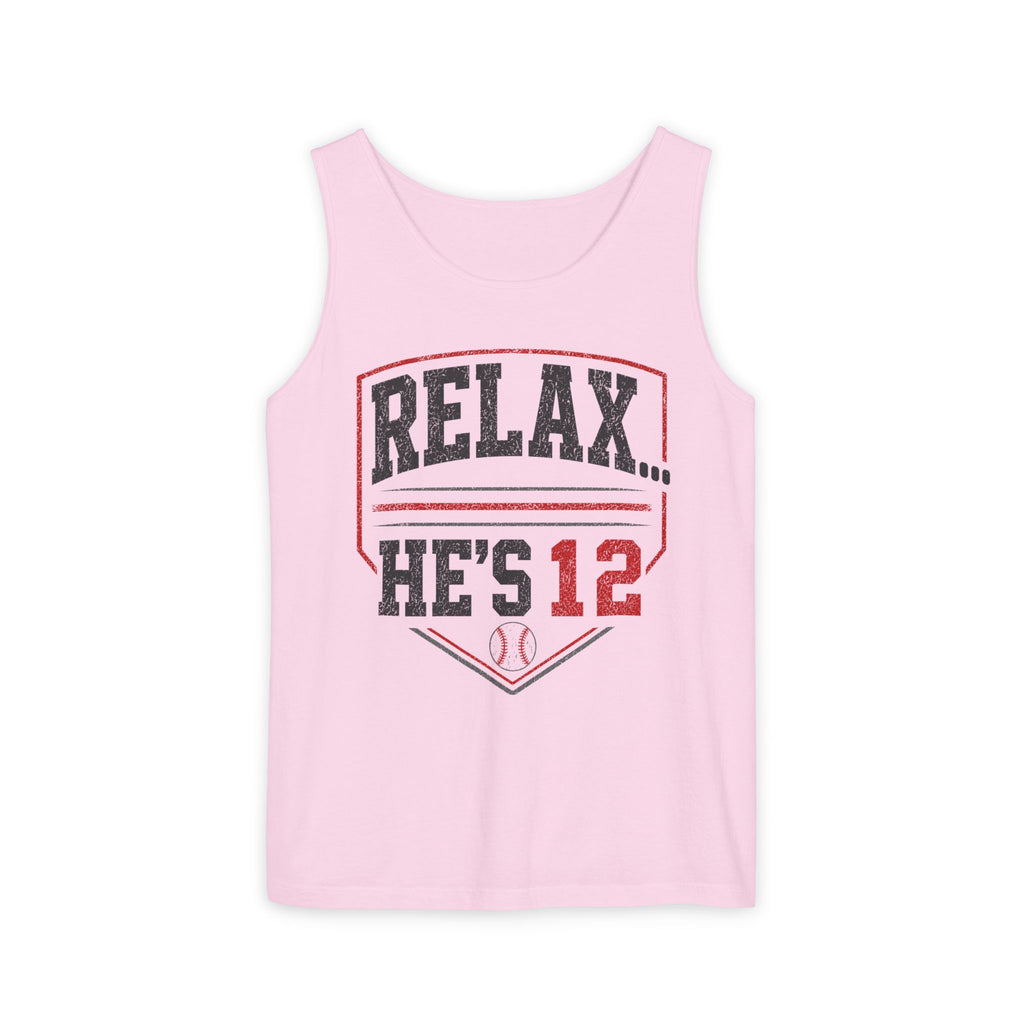 Relax... He's 12 Parent Tank Top