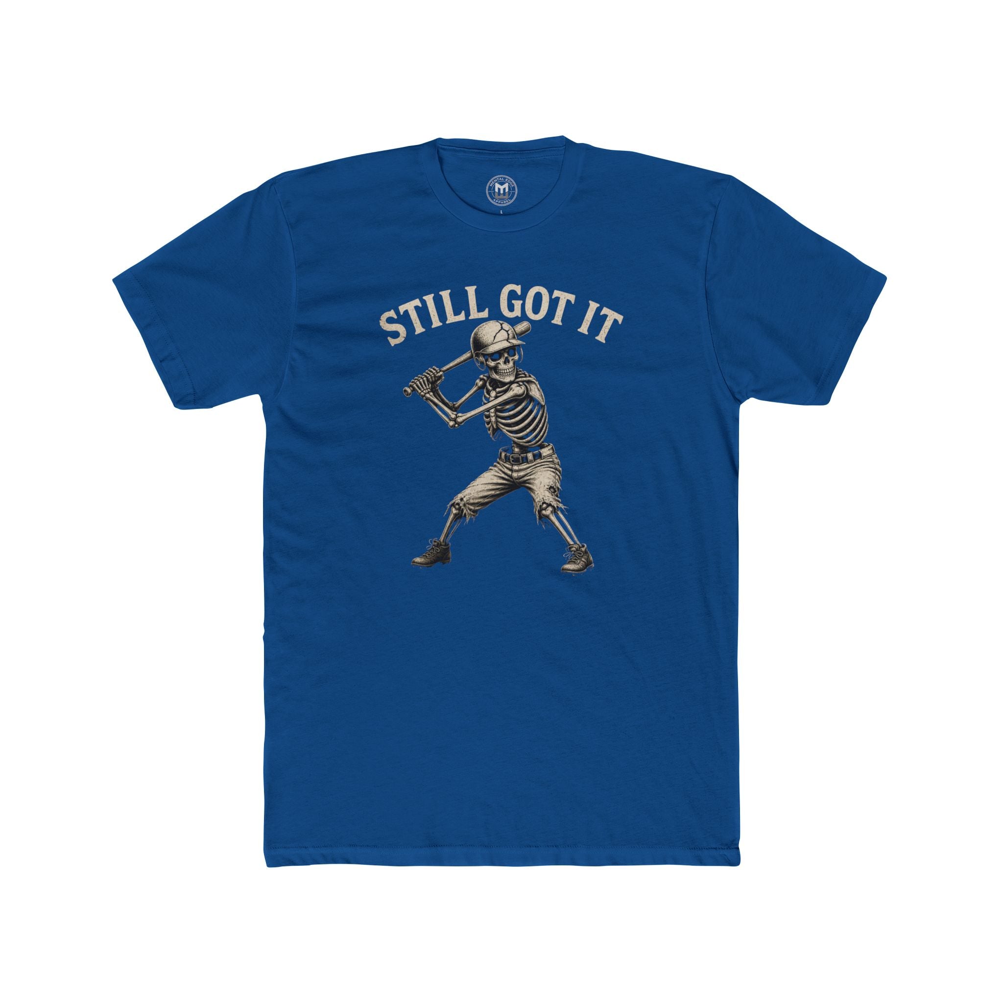 Still Got It Skeleton Baseball Tee — Vintage Baseball T‑Shirt for Fans
