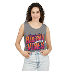 Baseball Vibes Tank Top — Retro Stadium Graphic Baseball Tee