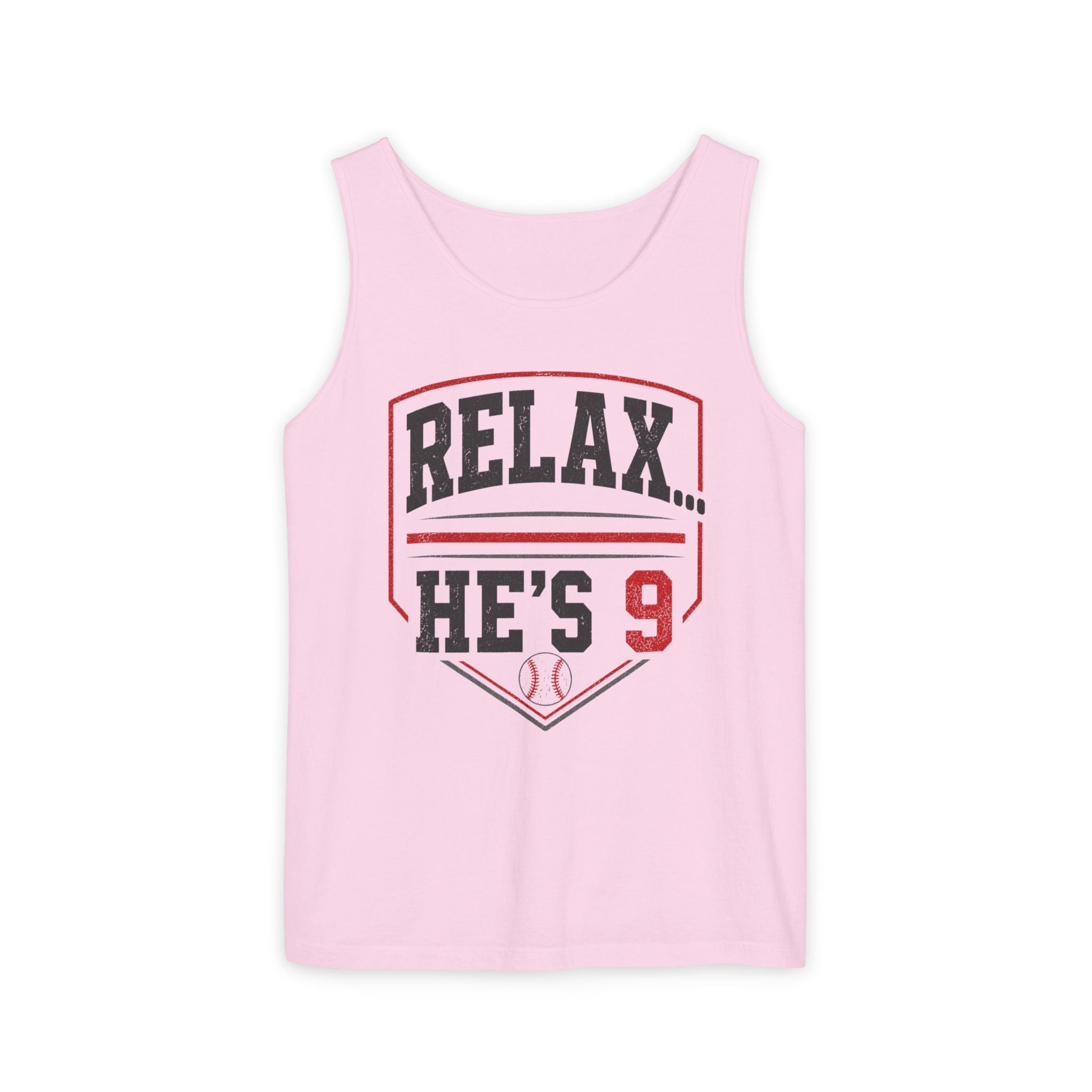 Relax… He’s 9 Parents Tank Top