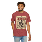 Adult Unisex "Chin Music Enforcer of Heat" Baseball Pitchers Comfort Colors Garment-Dyed T-shirt