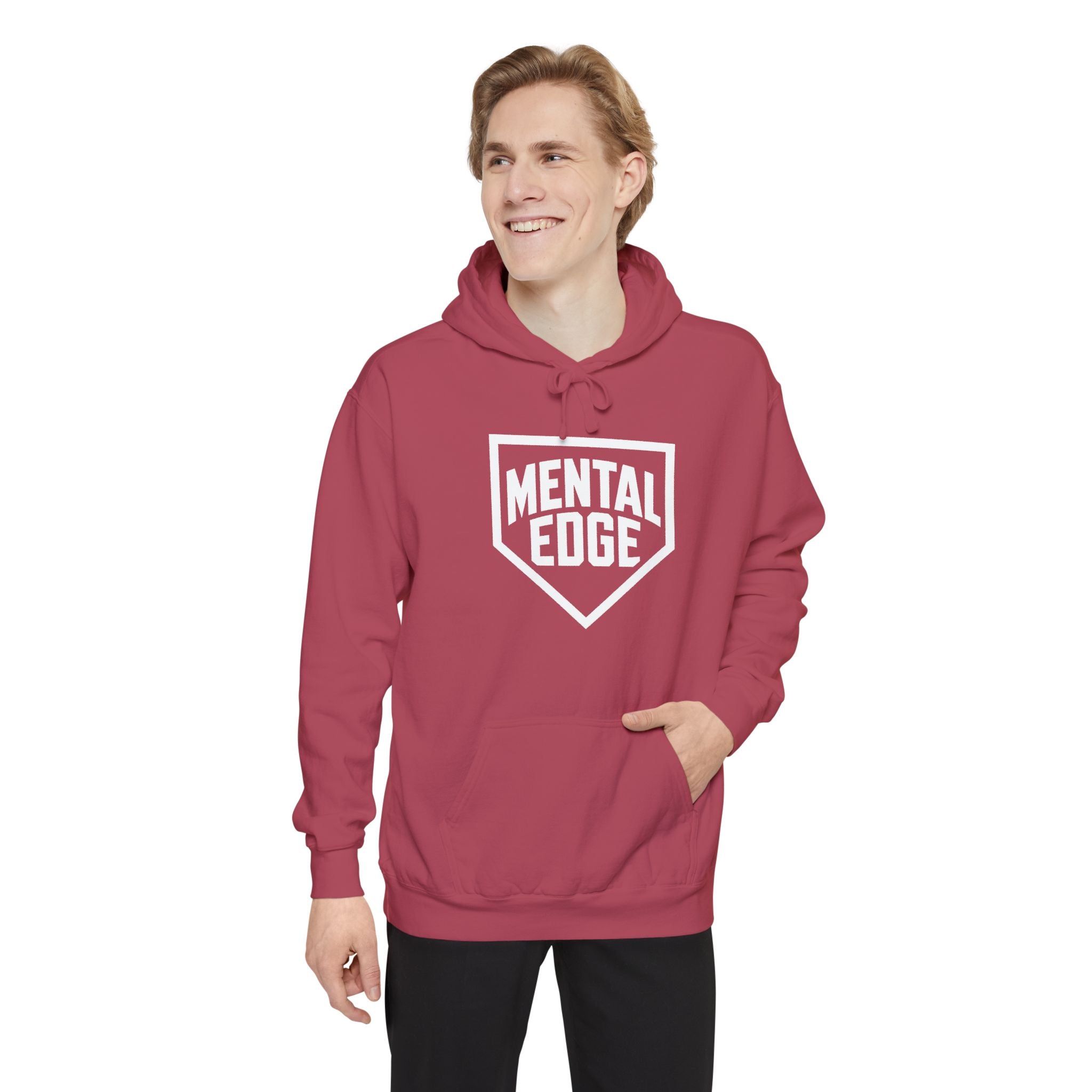 Mental Edge Home Plate Hoodie Unisex - Comfort Colors Garment-Dyed Hoodie