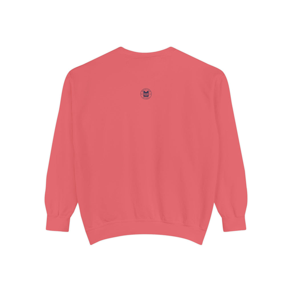 Baseball Unisex Sweatshirt - "Live Love Baseball" Vintage Sunset Crewneck