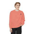 Baseball Sweatshirt — "Live Love Baseball" Vintage Sunset Crewneck Unisex