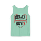 Relax... He's 7 Baseball Parents Tank Top