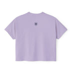 Live Love Baseball Women's Boxy Tee – Retro Sunset Palm Baseball Shirt