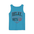 Relax… He’s 13 Baseball Parent Tank Top
