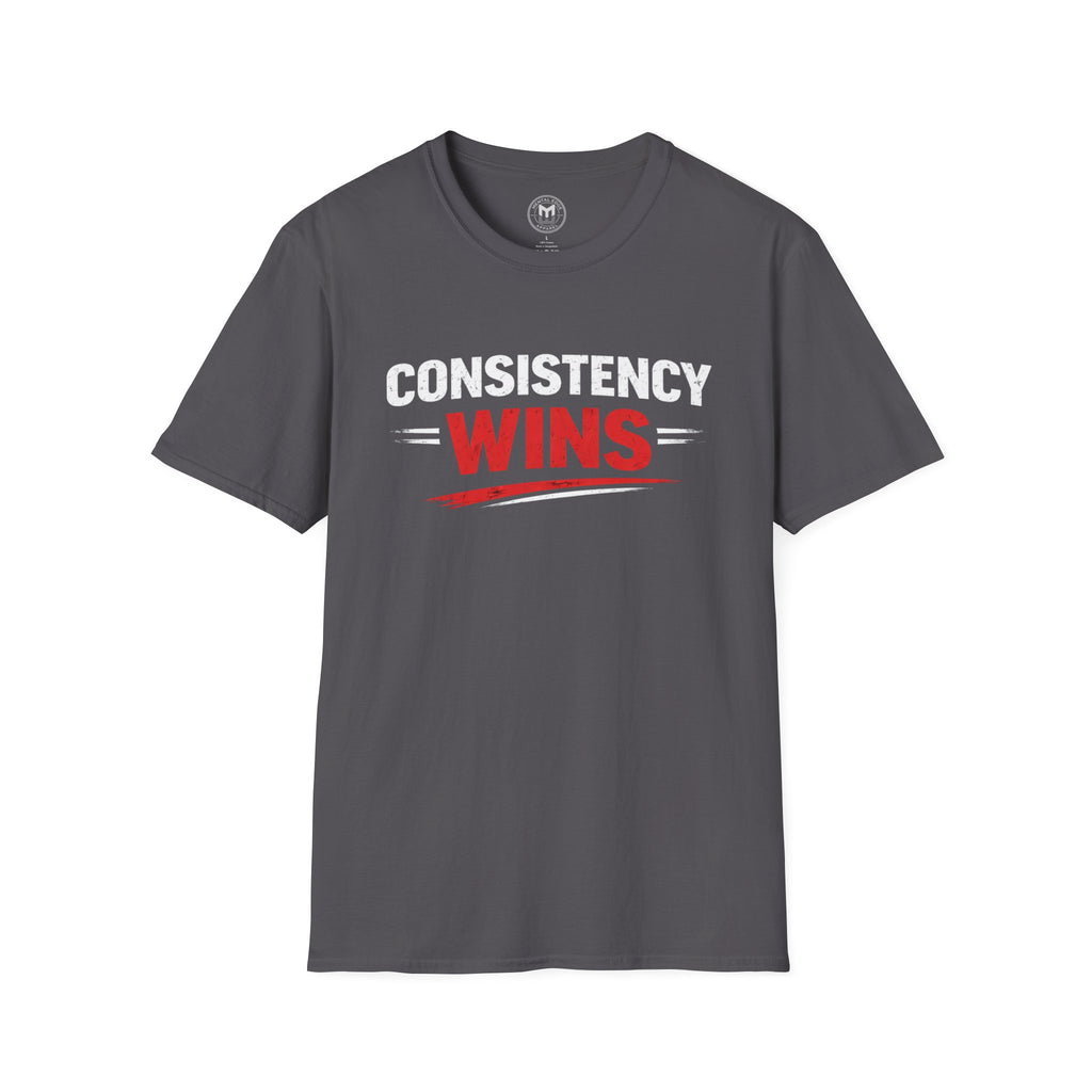 Consistency Wins T-Shirt — Motivational  Success Tee