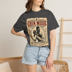 Adult Unisex "Chin Music Enforcer of Heat" Baseball Pitchers Comfort Colors Garment-Dyed T-shirt