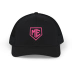 ME Mental Edge Baseball Plate Snapback Trucker Cap — Pink Embroidered Logo Hat