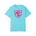 ME Mental Edge Baseball Plate T‑Shirt — Pink Monogram Graphic Comfort Colors Tee