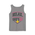 Relax She’s 11 Softball Parent Tank Top