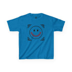 Kids T-Shirt — "Smily Baseball Seams Face" Baseball Tee
