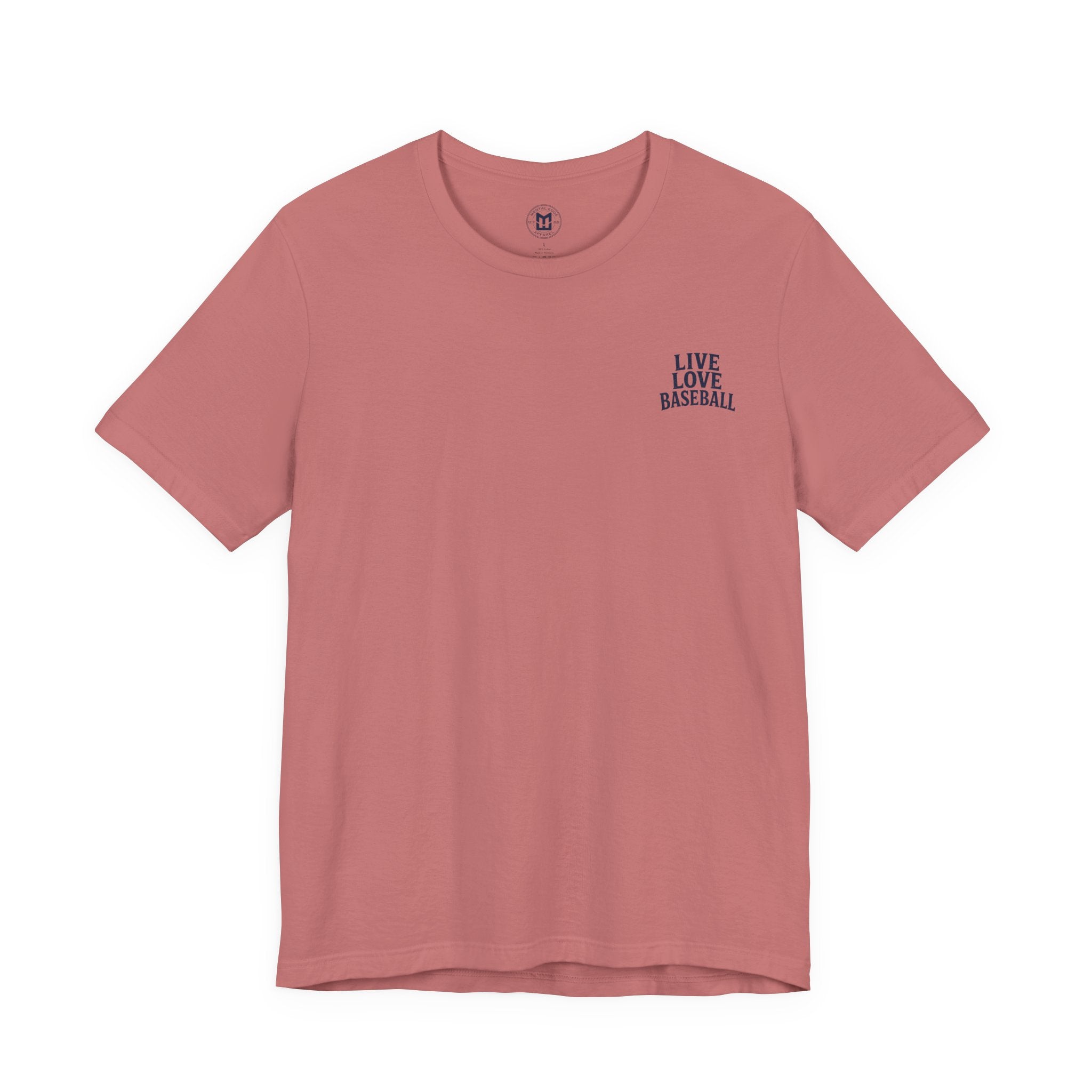 Baseball Tee — "Live Love Baseball" Vintage Sunset Unisex T-Shirt