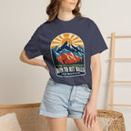 Born to Hit Balls Over Mountains T-Shirt — Unisex Vintage Mountain Comfort Colors Graphic Tee