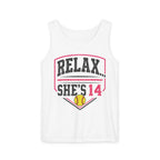 Relax… She's 14 Softball Parents Tank Top