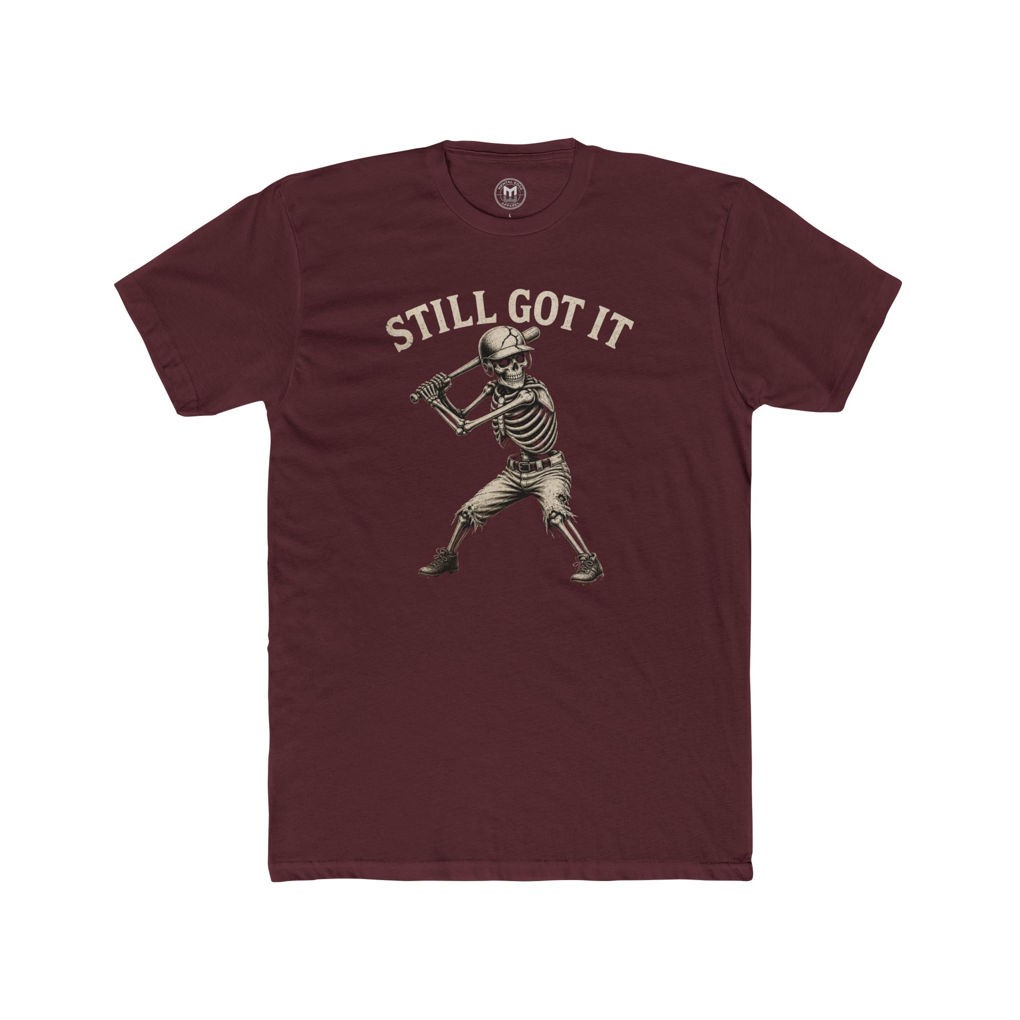 Still Got It Skeleton Baseball Tee — Vintage Baseball T‑Shirt for Fans