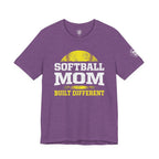 "Built Different" Softball Mom T-Shirt
