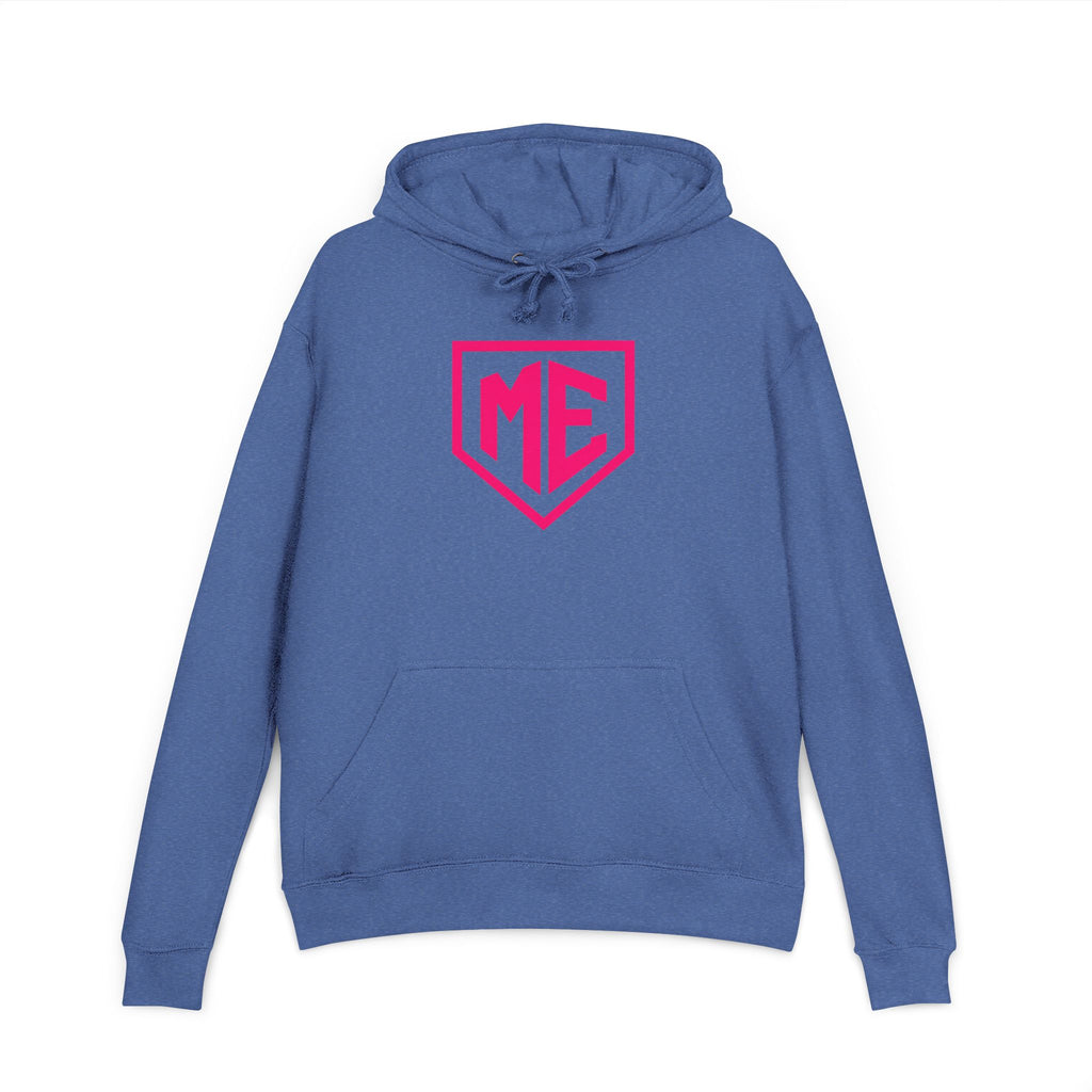 Adult Mental Edge Hoodie — ME Pink Logo French Terry Pullover