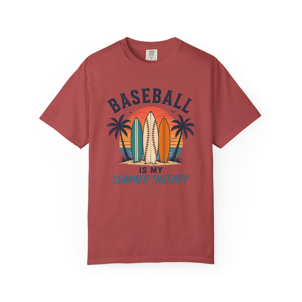 Baseball Is My Summer Therapy T-Shirt