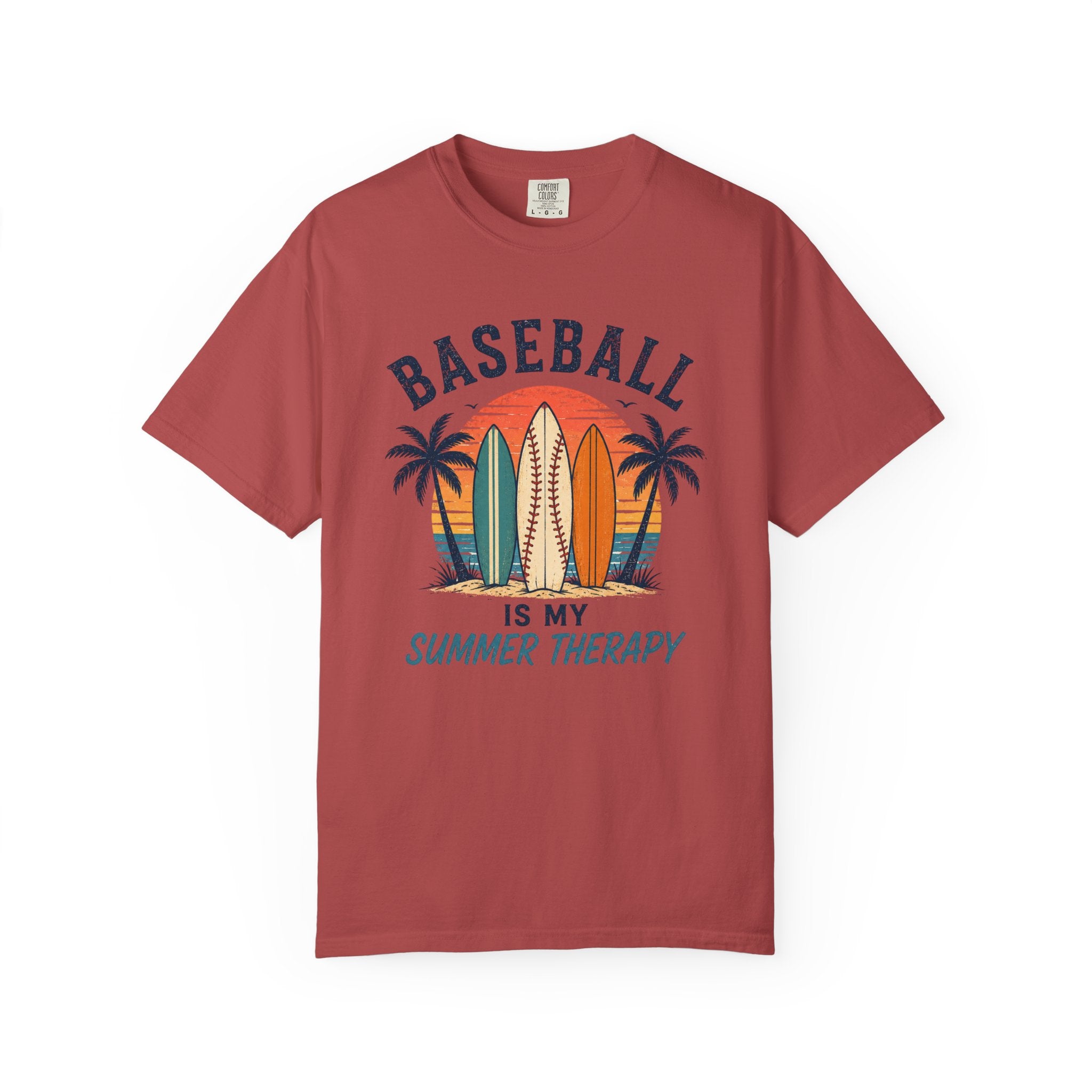 Baseball Is My Summer Therapy T-Shirt
