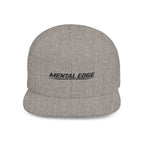 Mental Edge Flat Bill Snapback Hat — Minimal Athletic Logo Cap