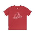 Kids Baseball Tee — "Bring The Gas" Fastball T‑Shirt
