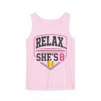 Relax… She's 8 Softball Tank Top