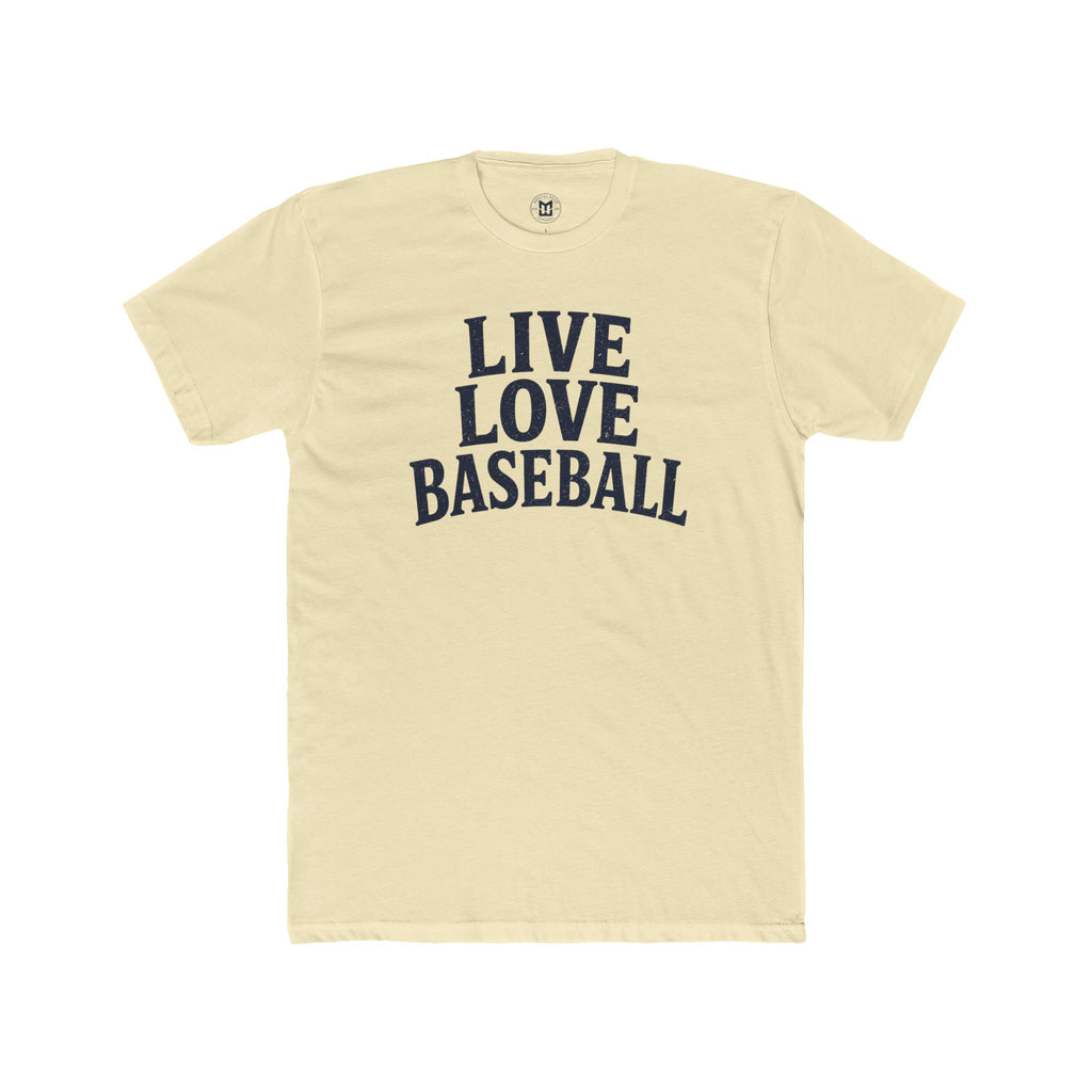 Live Love Baseball T-Shirt — Classic Baseball Tee for Fans