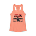 Banned to The Outfield Baseball Moms Ideal Racerback Tank