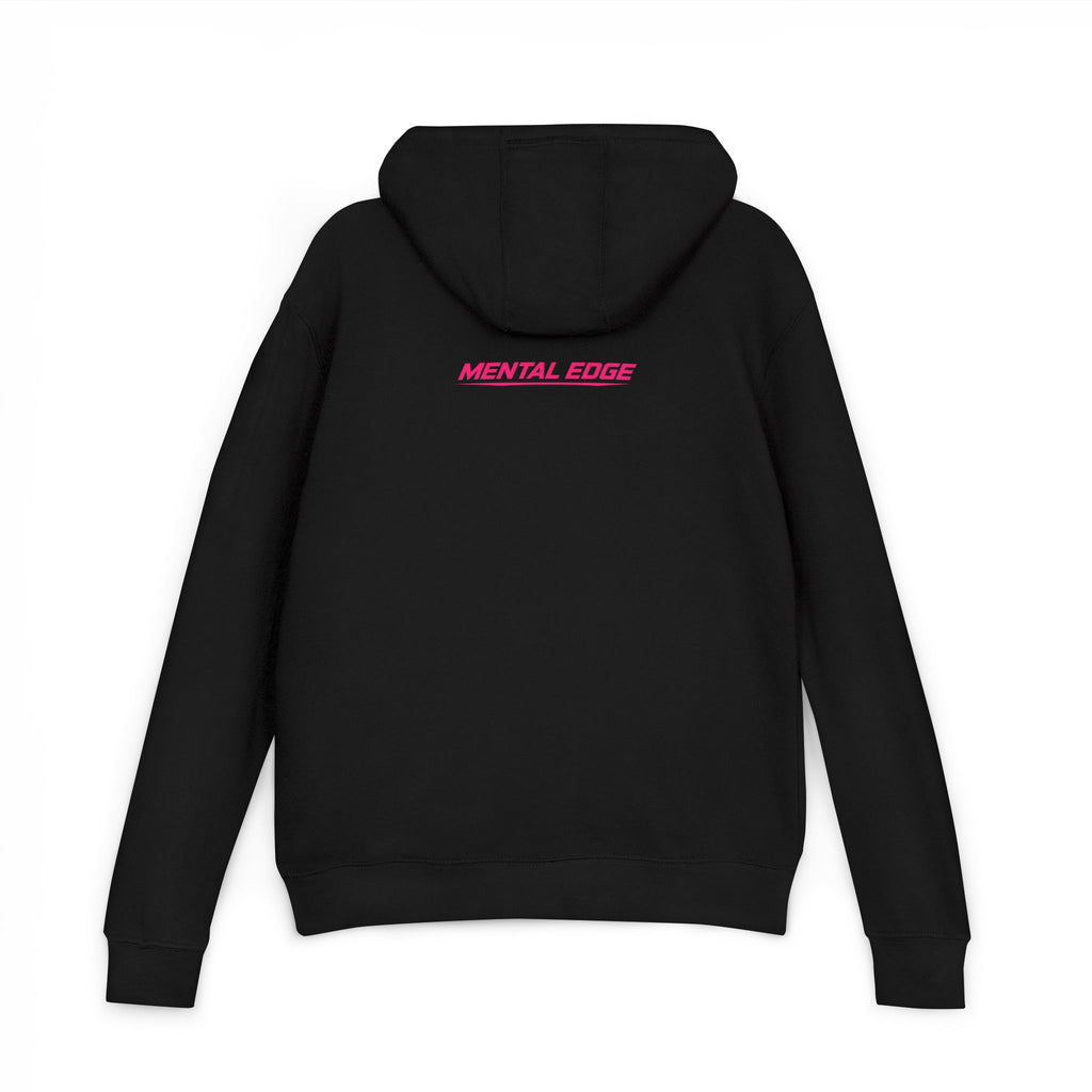 Adult Mental Edge Hoodie — ME Pink Logo French Terry Pullover