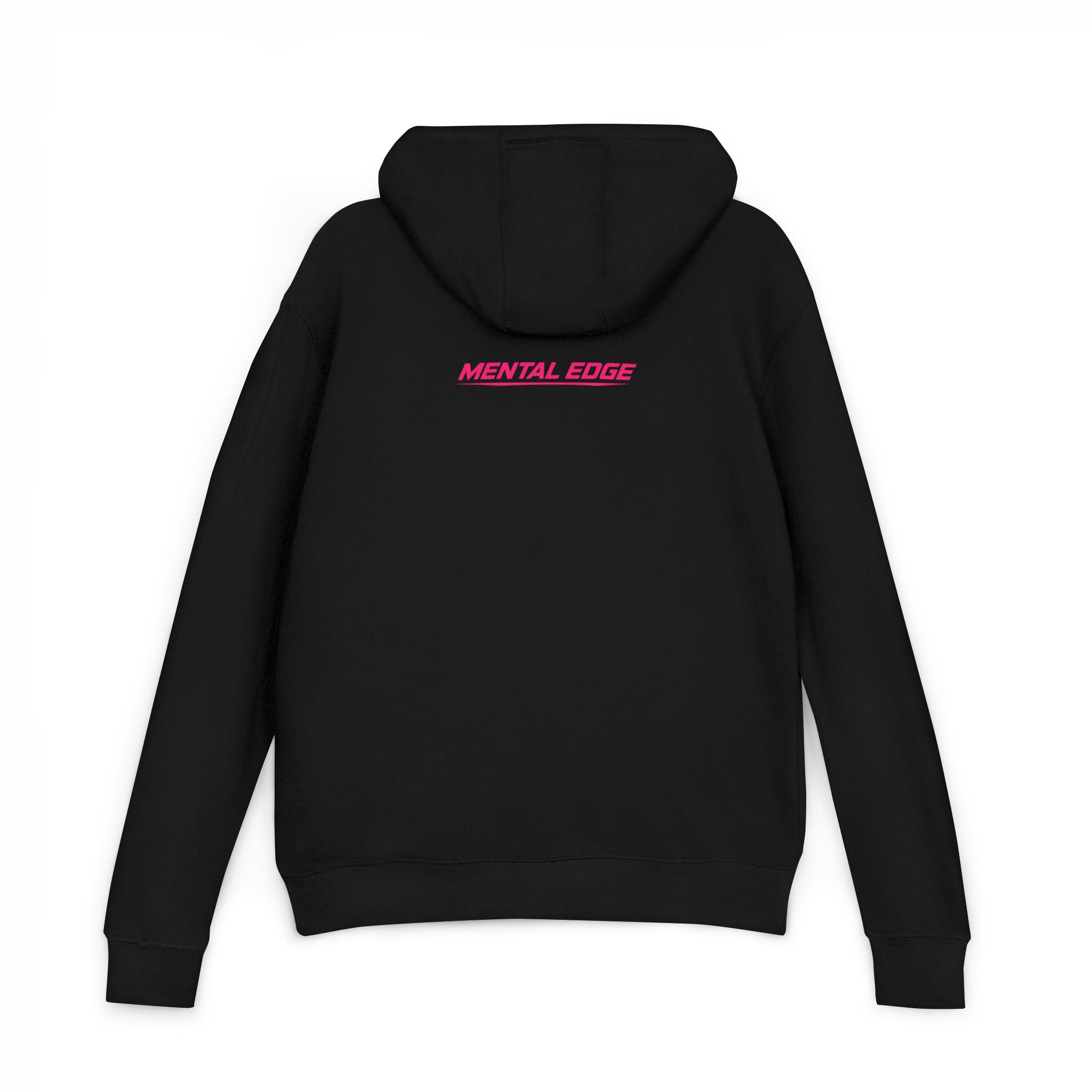 Adult Mental Edge Hoodie — ME Pink Logo French Terry Pullover