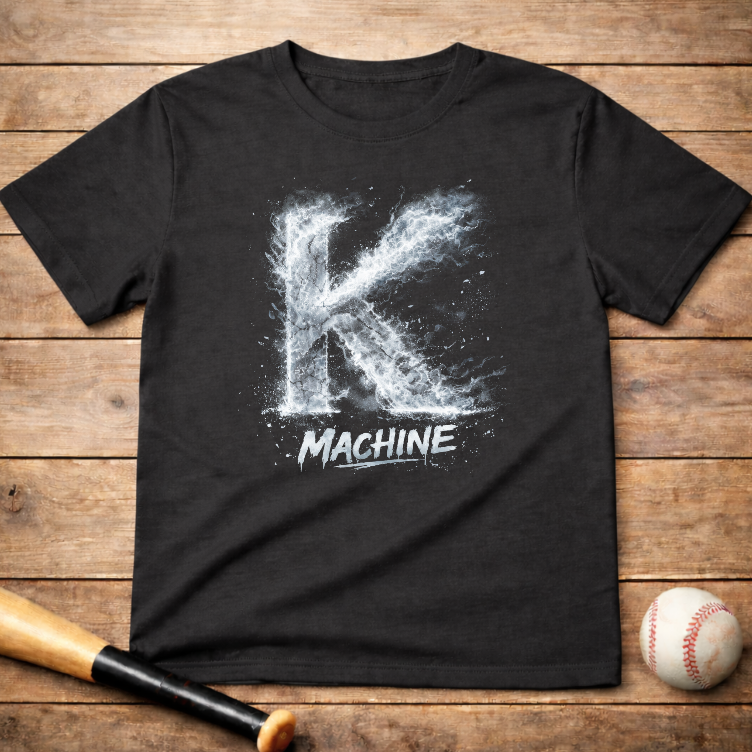 Kids 'K Machine' White Ice T-Shirt