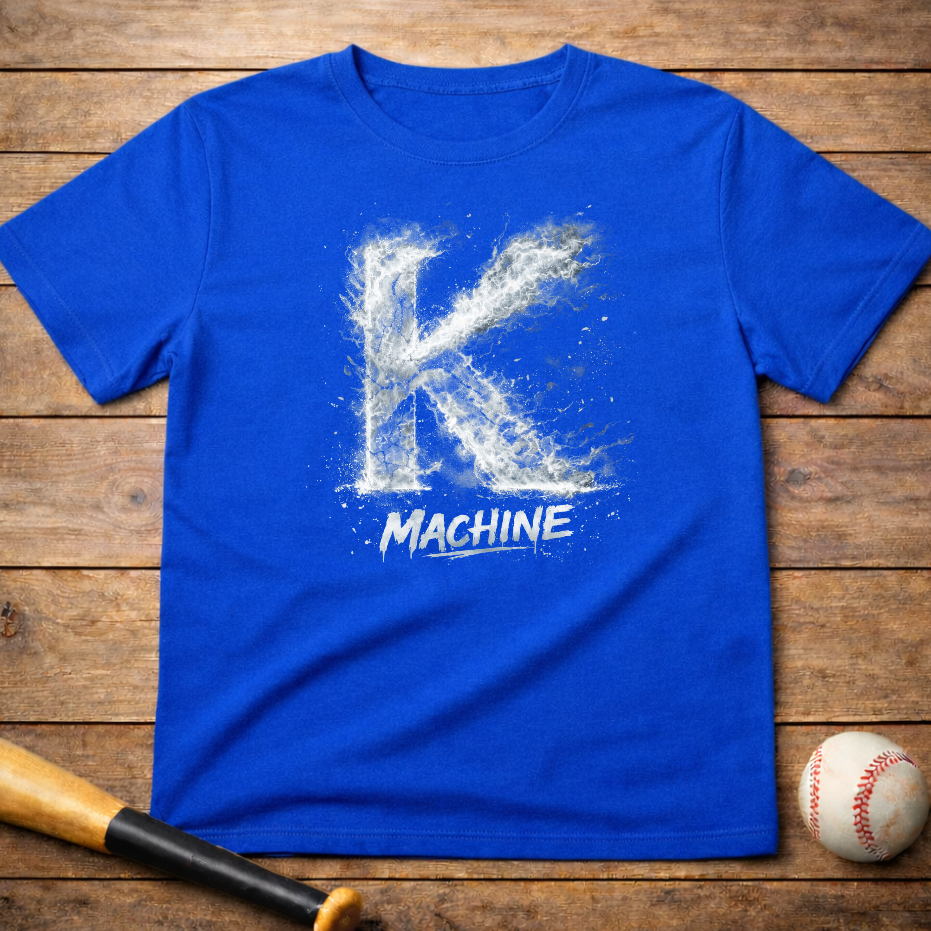 Kids 'K Machine' White Ice T-Shirt