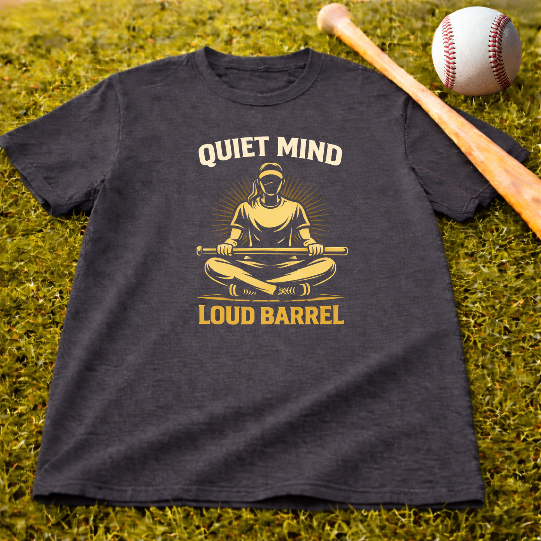 Quiet Mind Loud Barrel Softball T‑Shirt