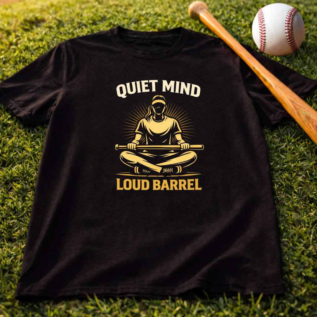 Quiet Mind Loud Barrel Softball T‑Shirt