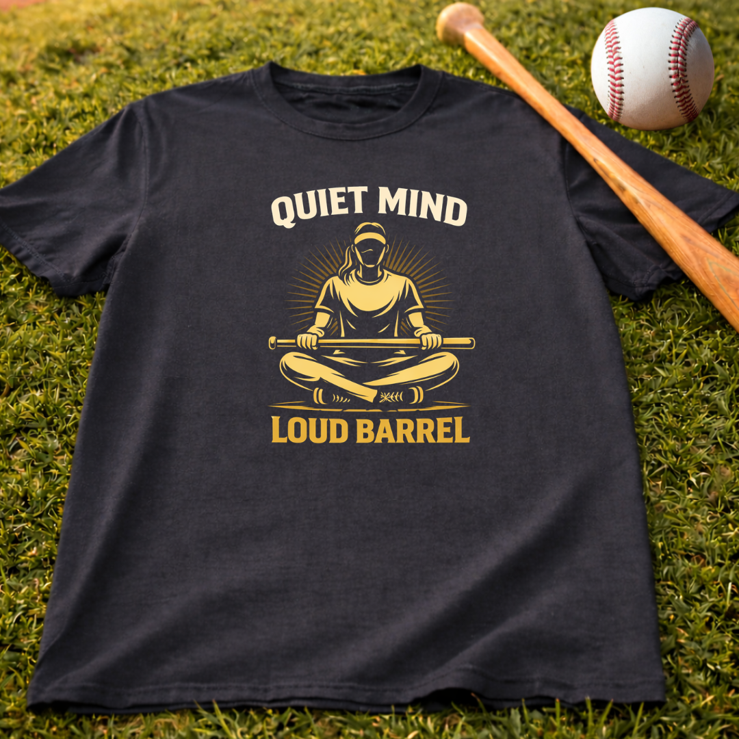 Quiet Mind Loud Barrel Softball T‑Shirt