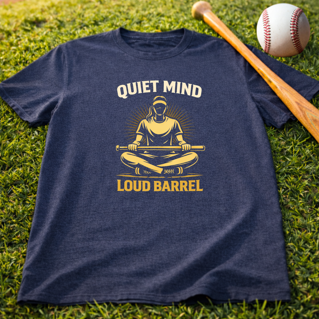 Quiet Mind Loud Barrel Softball T‑Shirt
