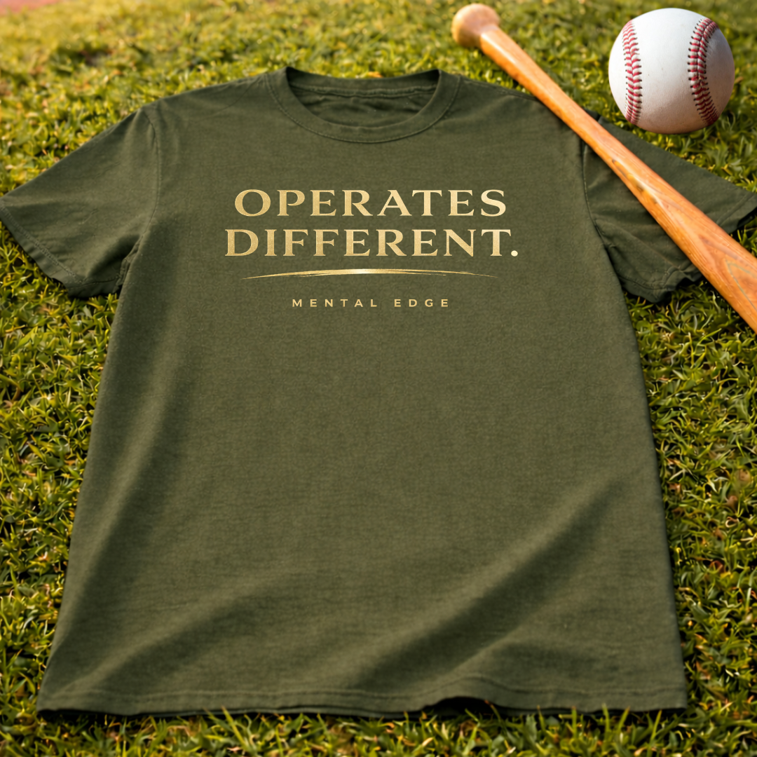 Operates Different. Mental Edge Motivational Graphic T-Shirt