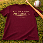 Operates Different. Mental Edge Motivational Graphic T-Shirt